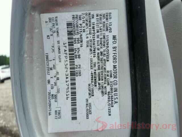 2HGFC3A58HH752471 2003 FORD TAURUS