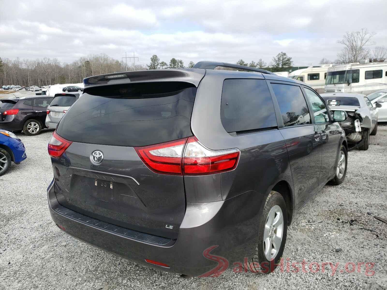 5TDKZ3DC9HS823233 2017 TOYOTA SIENNA