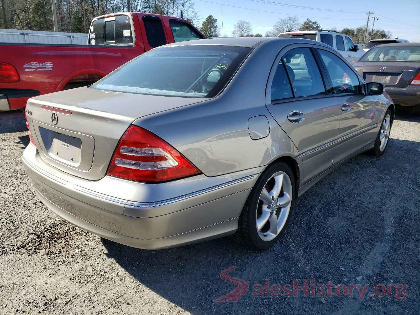 5YFBURHE1JP798789 2004 MERCEDES-BENZ C CLASS