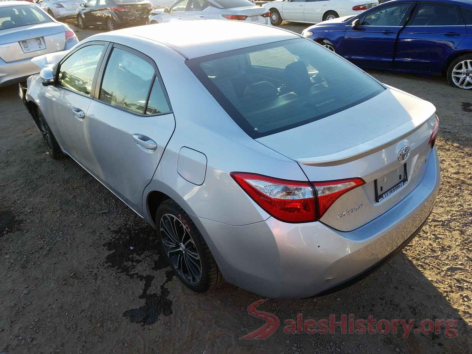 5YFBURHE9GP567146 2016 TOYOTA COROLLA