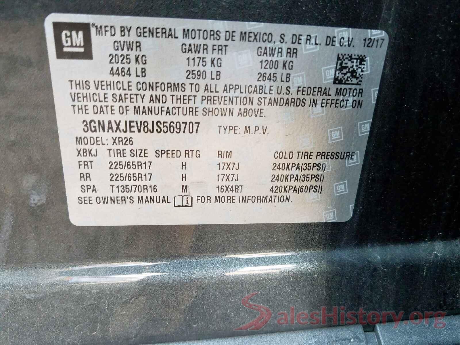 1G1105S31HU118239 2018 CHEVROLET EQUINOX