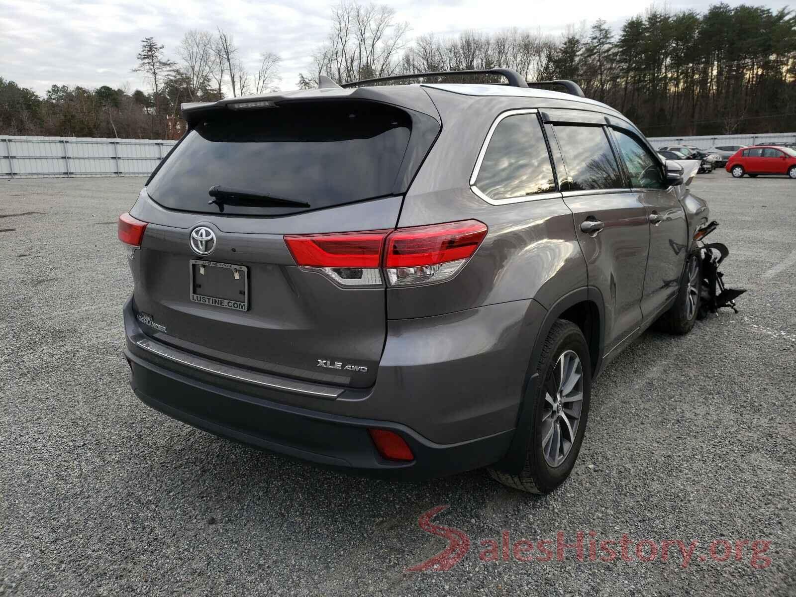 5TDJZRFH4JS561733 2018 TOYOTA HIGHLANDER