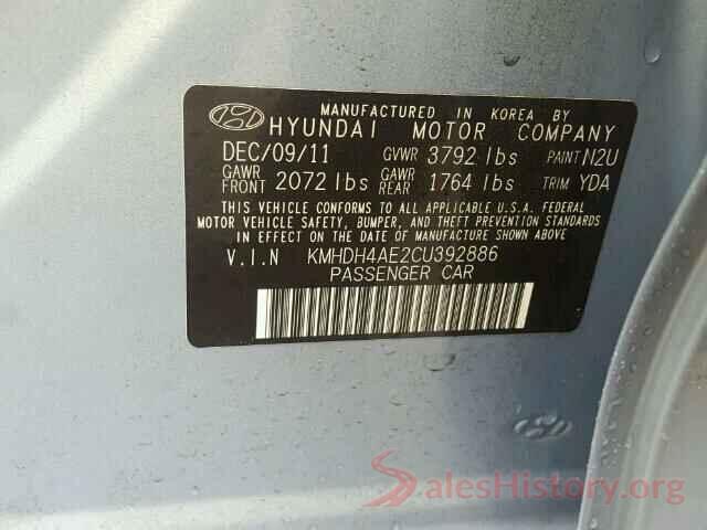 5XXGT4L37GG062023 2012 HYUNDAI ELANTRA