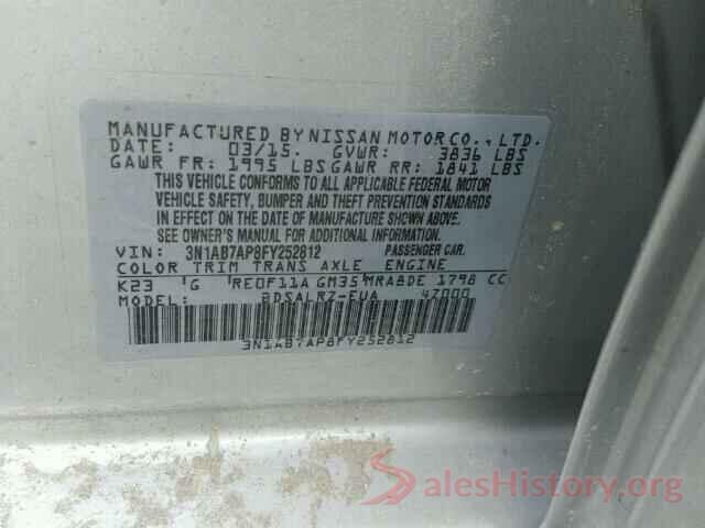 2T3ZFREV3JW493961 2015 NISSAN SENTRA