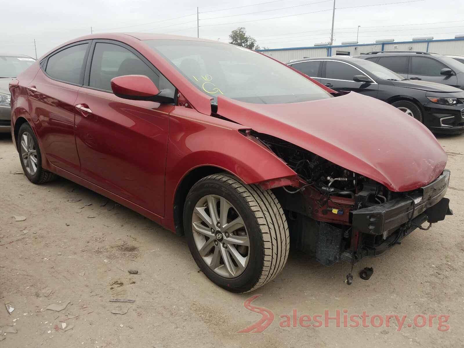 5NPDH4AEXGH655999 2016 HYUNDAI ELANTRA