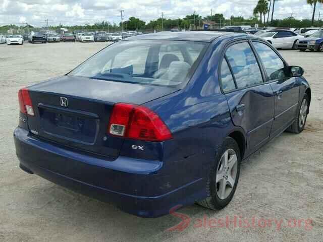 5J6RM4H41GL081281 2004 HONDA CIVIC