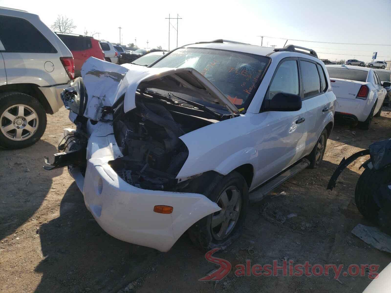 VNKKTUD33HA075770 2008 HYUNDAI TUCSON