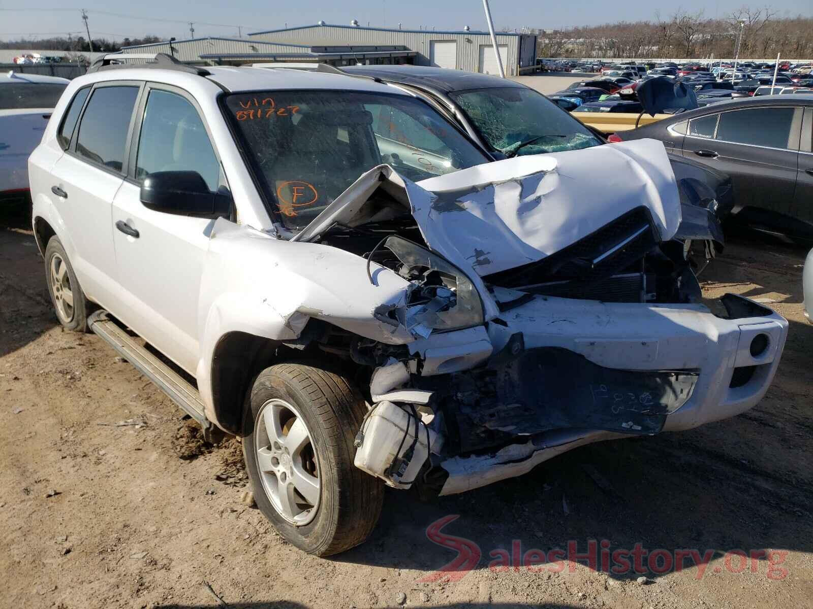 VNKKTUD33HA075770 2008 HYUNDAI TUCSON