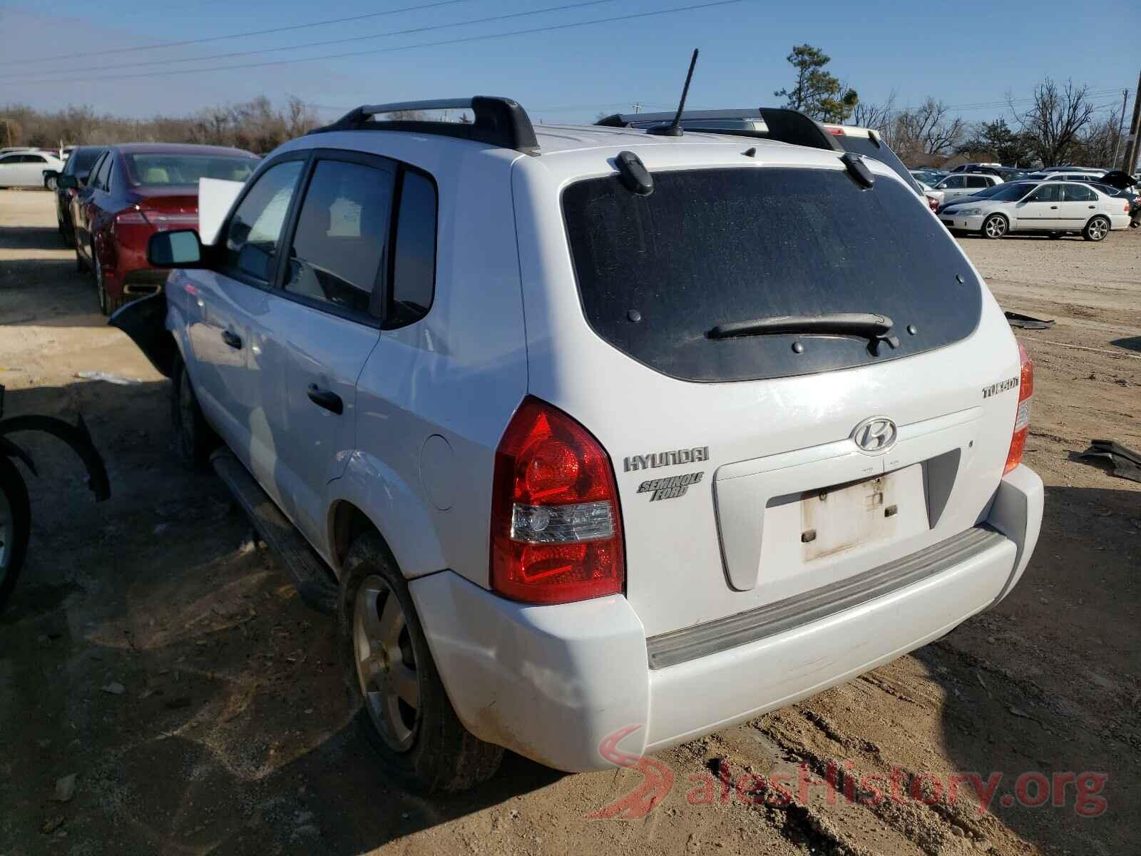 VNKKTUD33HA075770 2008 HYUNDAI TUCSON