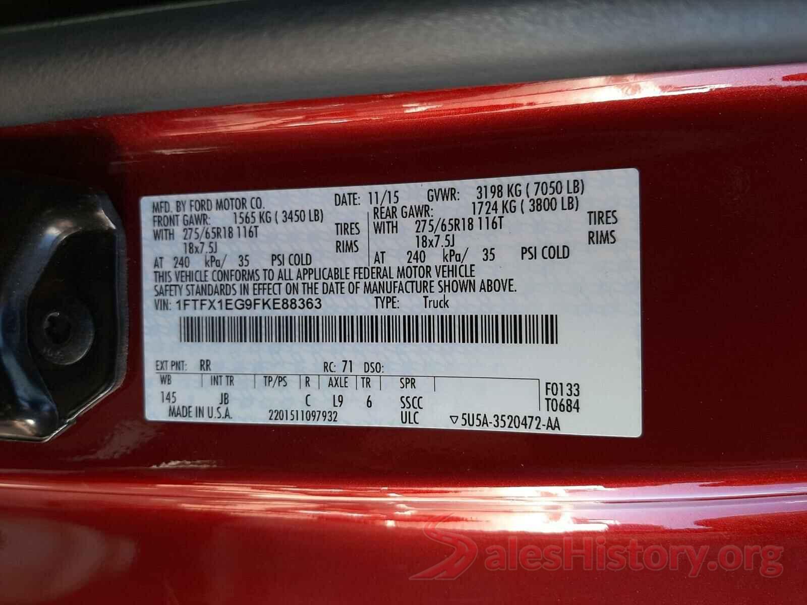 3FA6P0H71GR379677 2015 FORD F150