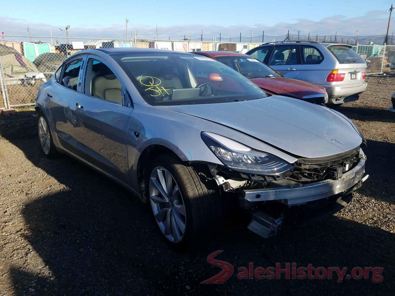 5YJ3E1EA2JF048463 2018 TESLA MODEL 3