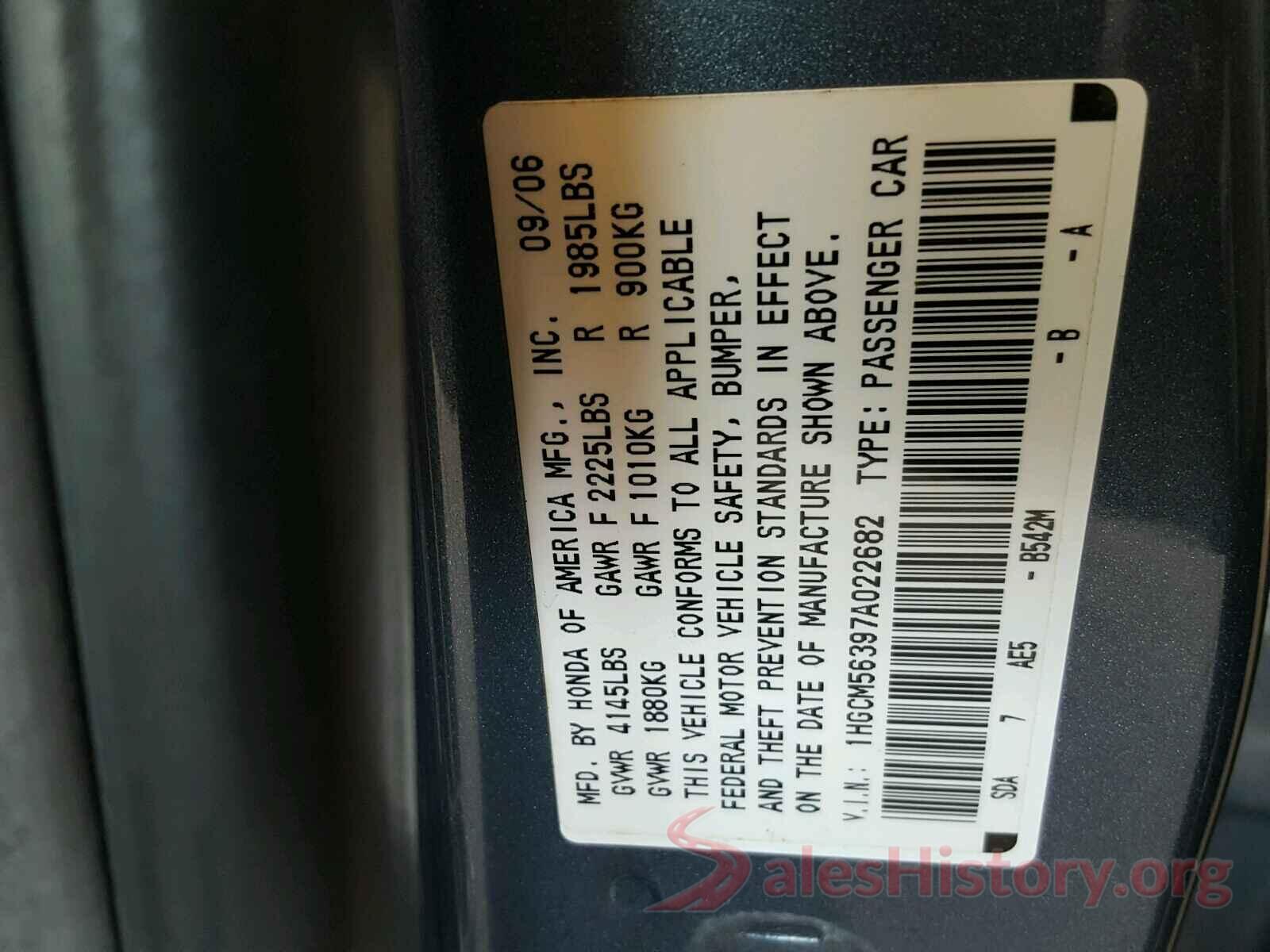 3N1AB7AP3JY316649 2007 HONDA ACCORD