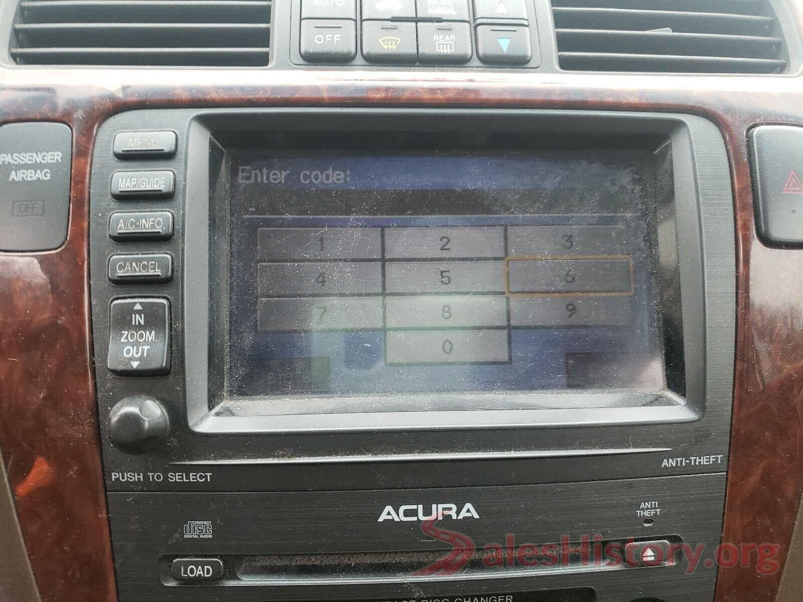 3KPA25AB9KE223322 2005 ACURA MDX