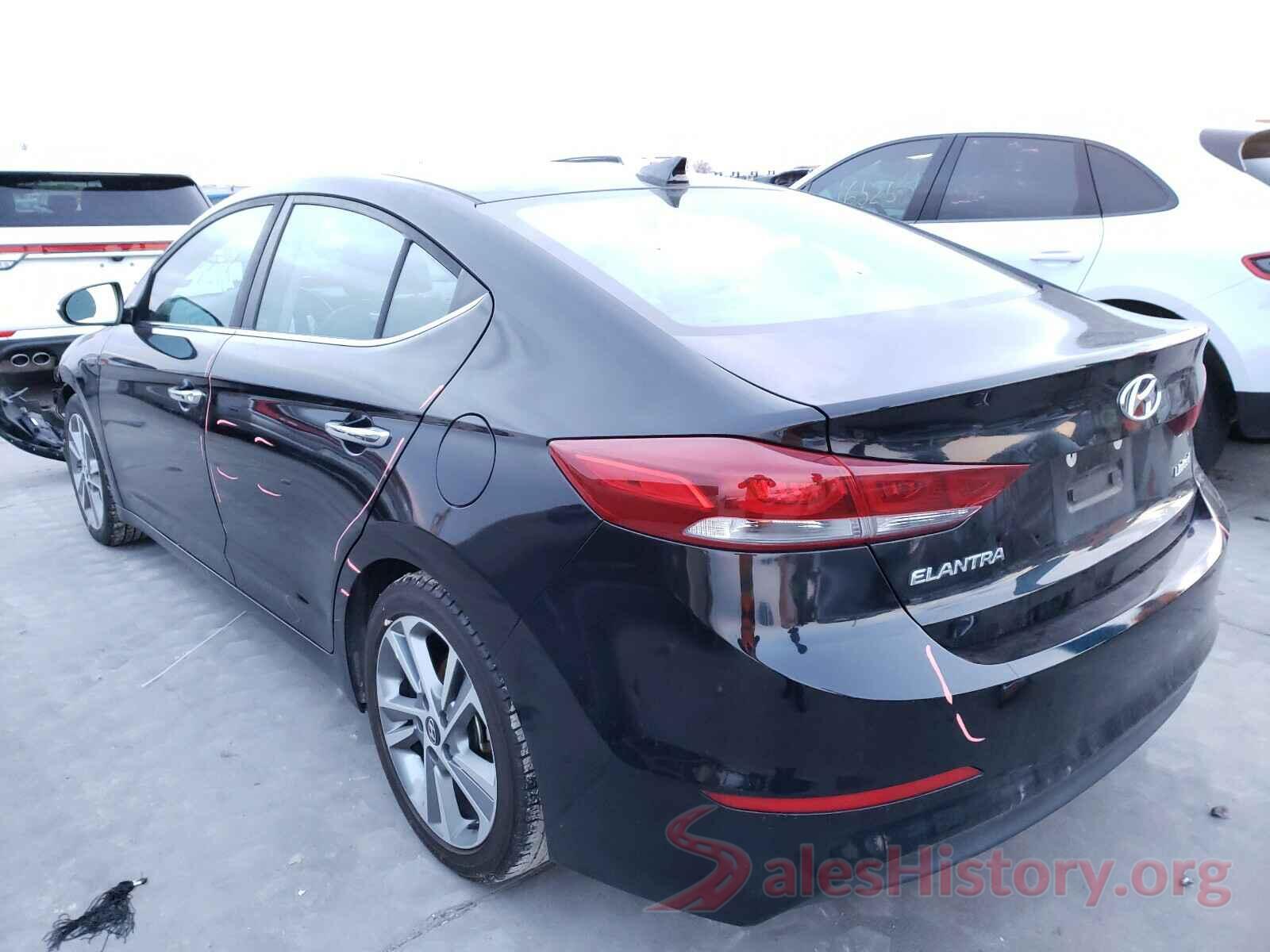 KMHD84LF9HU173341 2017 HYUNDAI ELANTRA