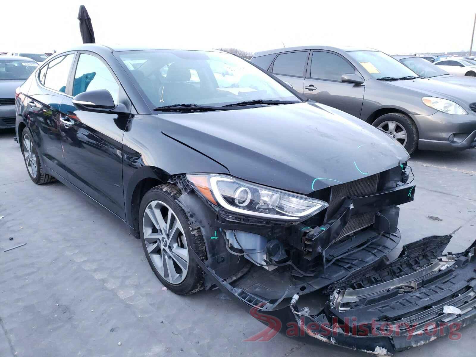 KMHD84LF9HU173341 2017 HYUNDAI ELANTRA