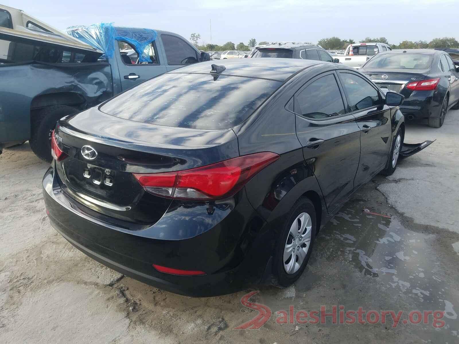 5NPDH4AE8GH795100 2016 HYUNDAI ELANTRA