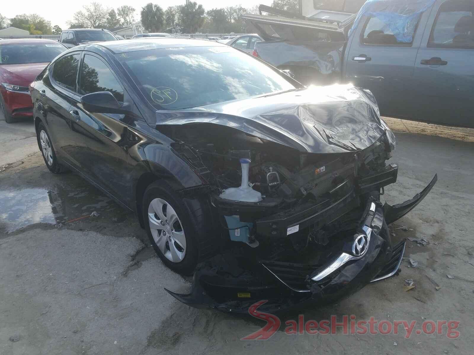 5NPDH4AE8GH795100 2016 HYUNDAI ELANTRA