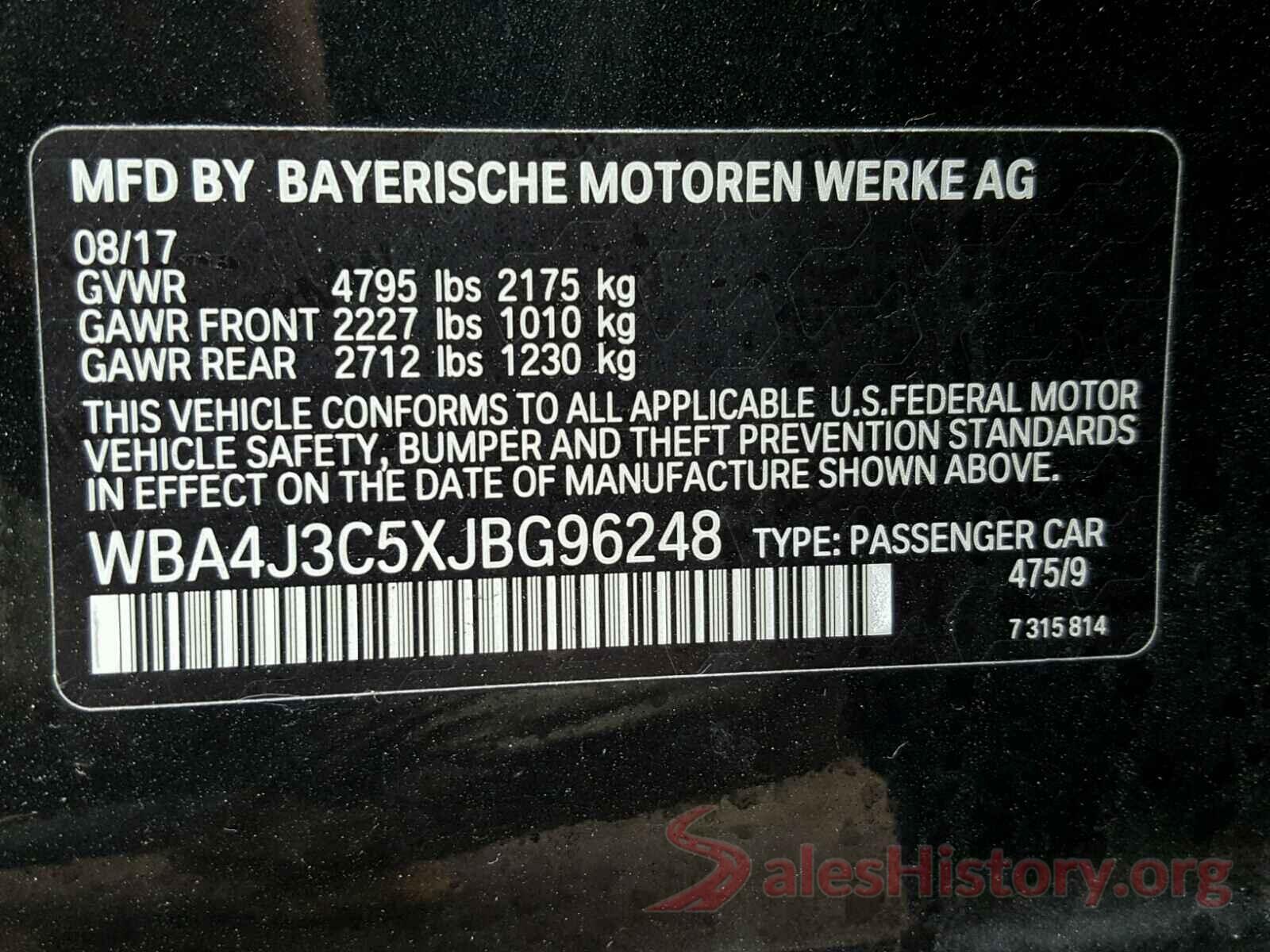 4T1F31AK0LU543736 2018 BMW 4 SERIES