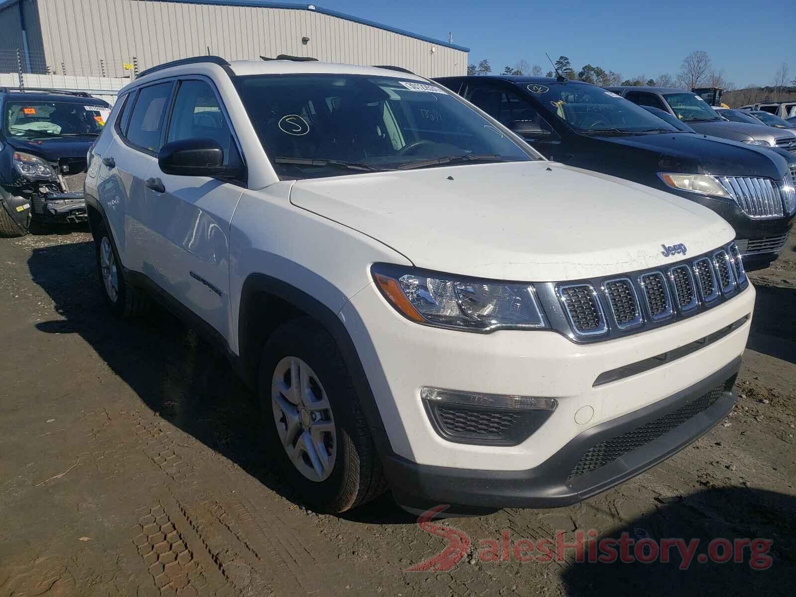 3C4NJCAB3KT820020 2019 JEEP COMPASS