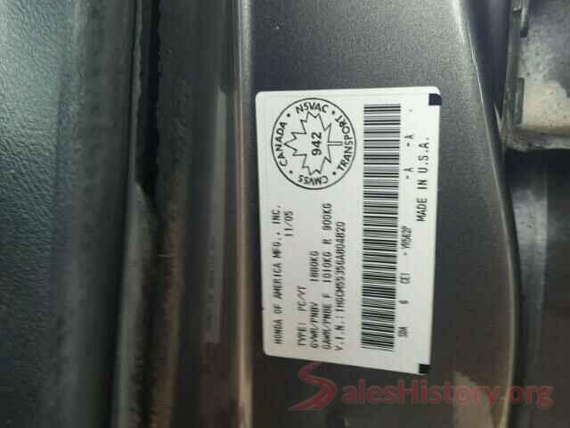 1N4AL3APXGC133677 2006 HONDA ACCORD