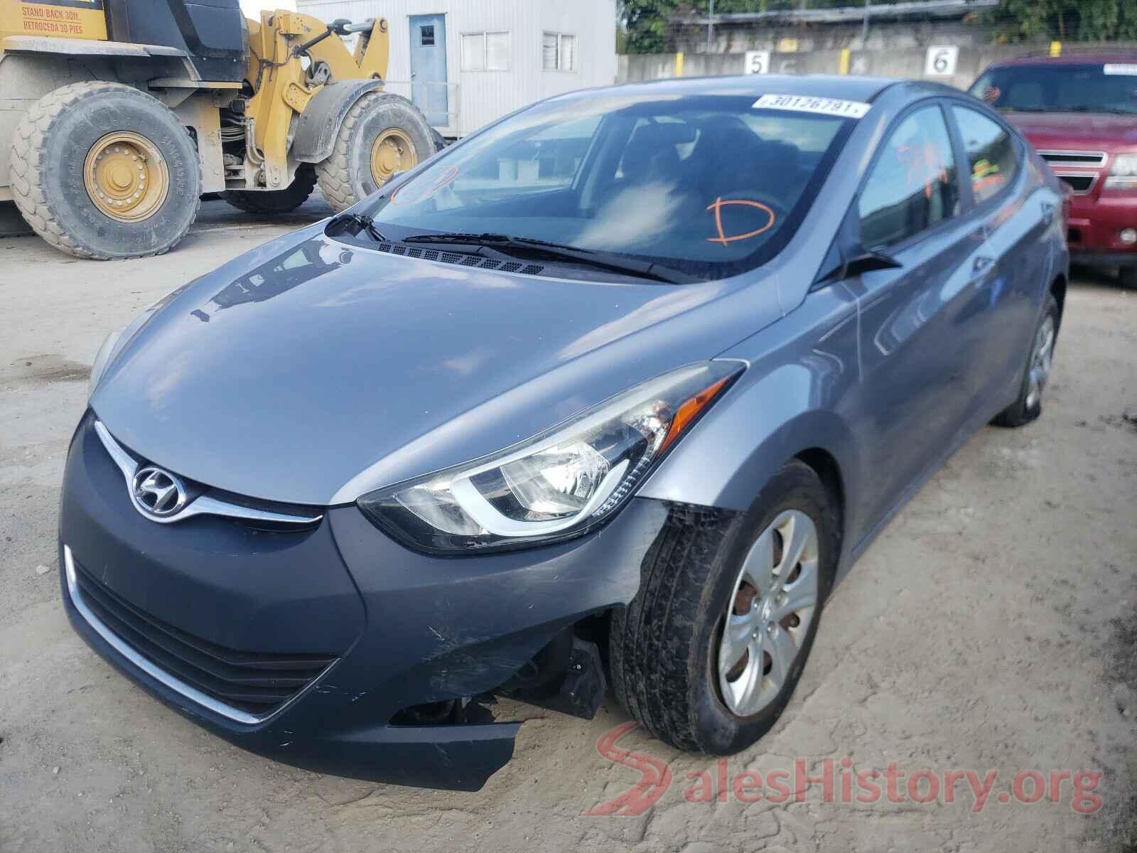 5NPDH4AE5GH768467 2016 HYUNDAI ELANTRA