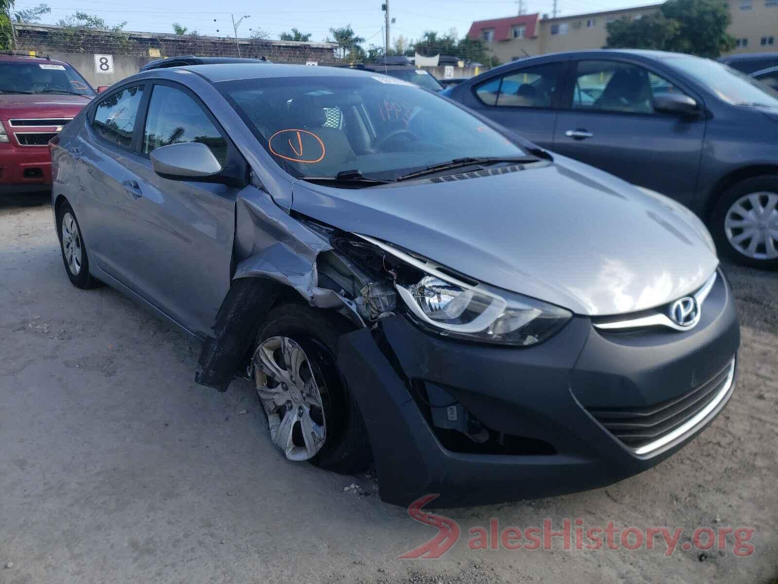 5NPDH4AE5GH768467 2016 HYUNDAI ELANTRA