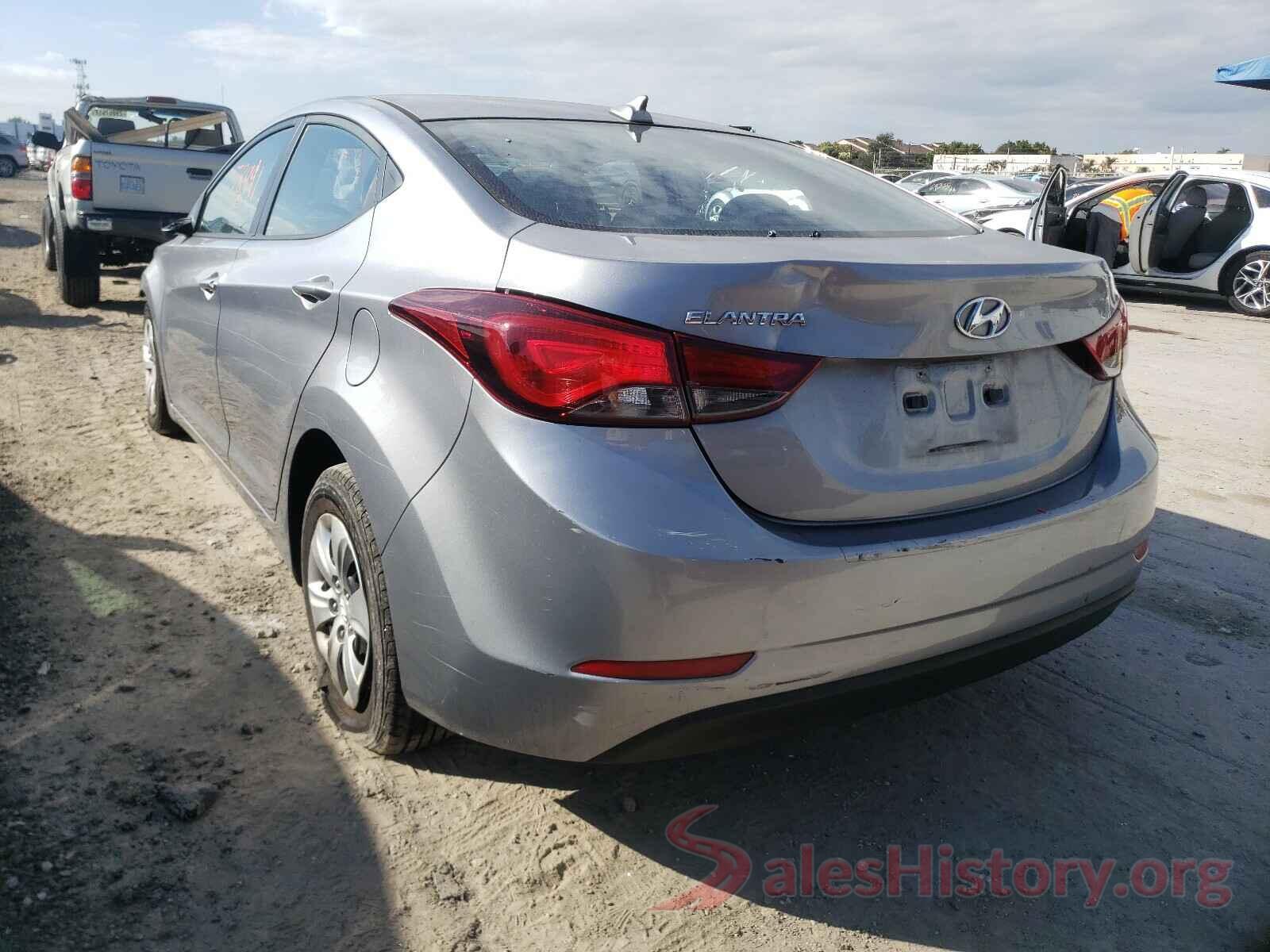 5NPDH4AE5GH768467 2016 HYUNDAI ELANTRA