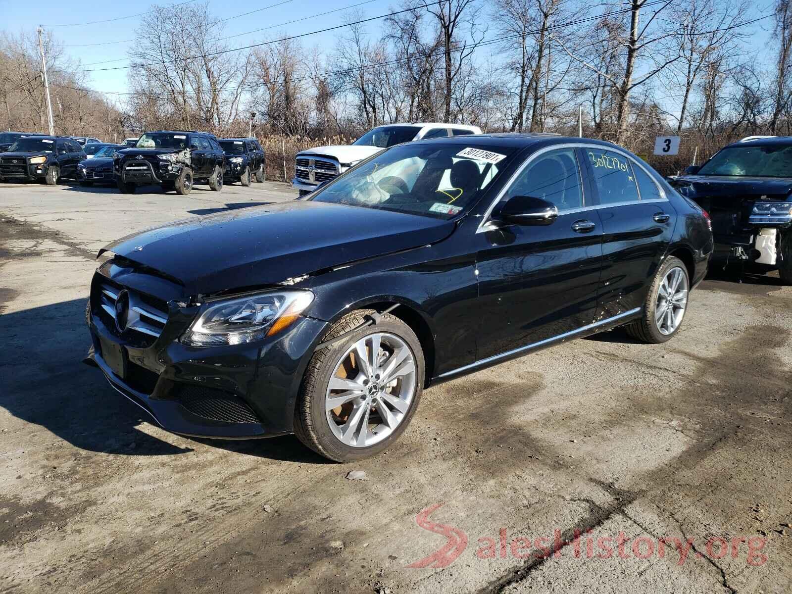 55SWF4KBXJU281157 2018 MERCEDES-BENZ C CLASS