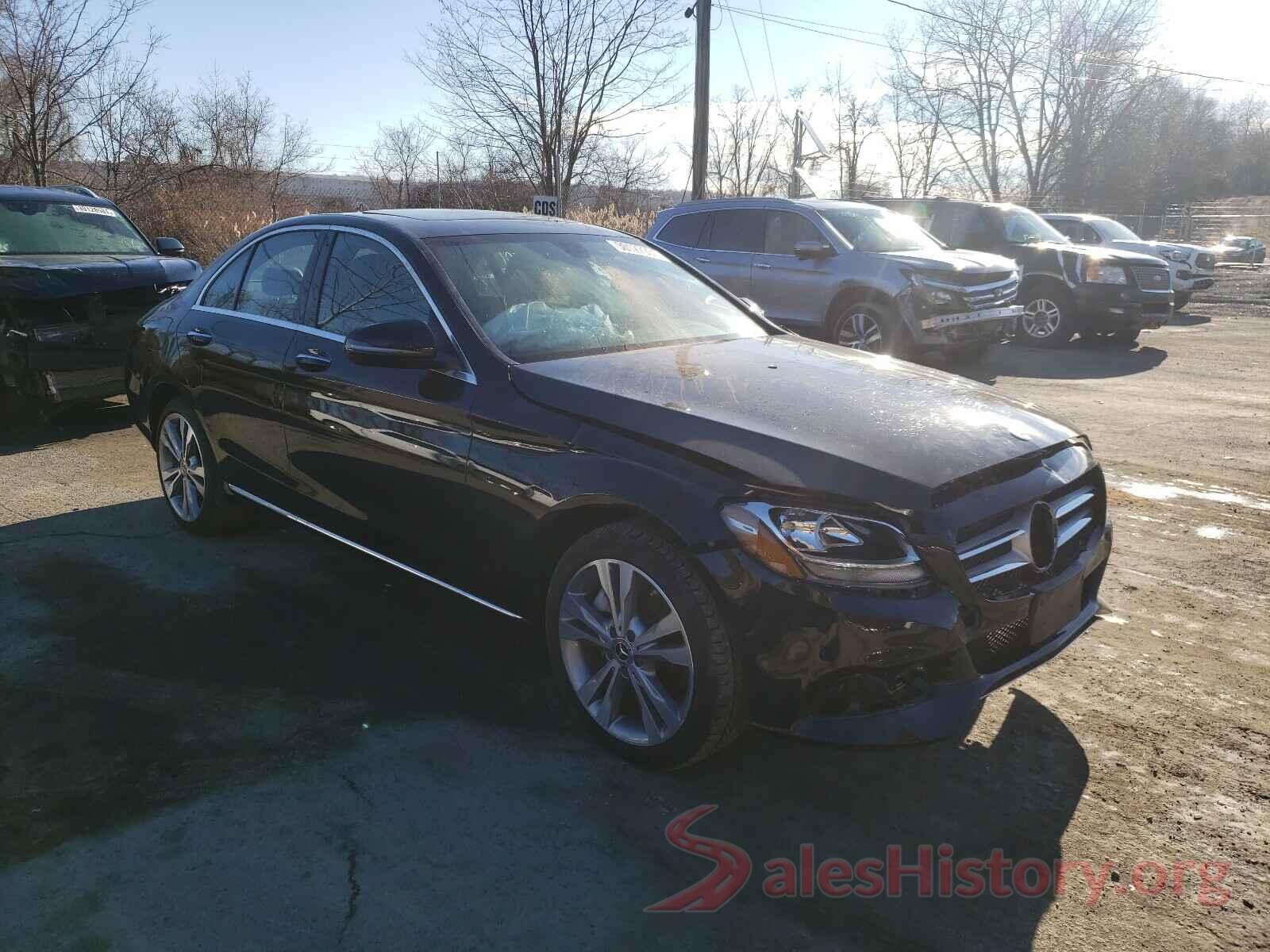 55SWF4KBXJU281157 2018 MERCEDES-BENZ C CLASS