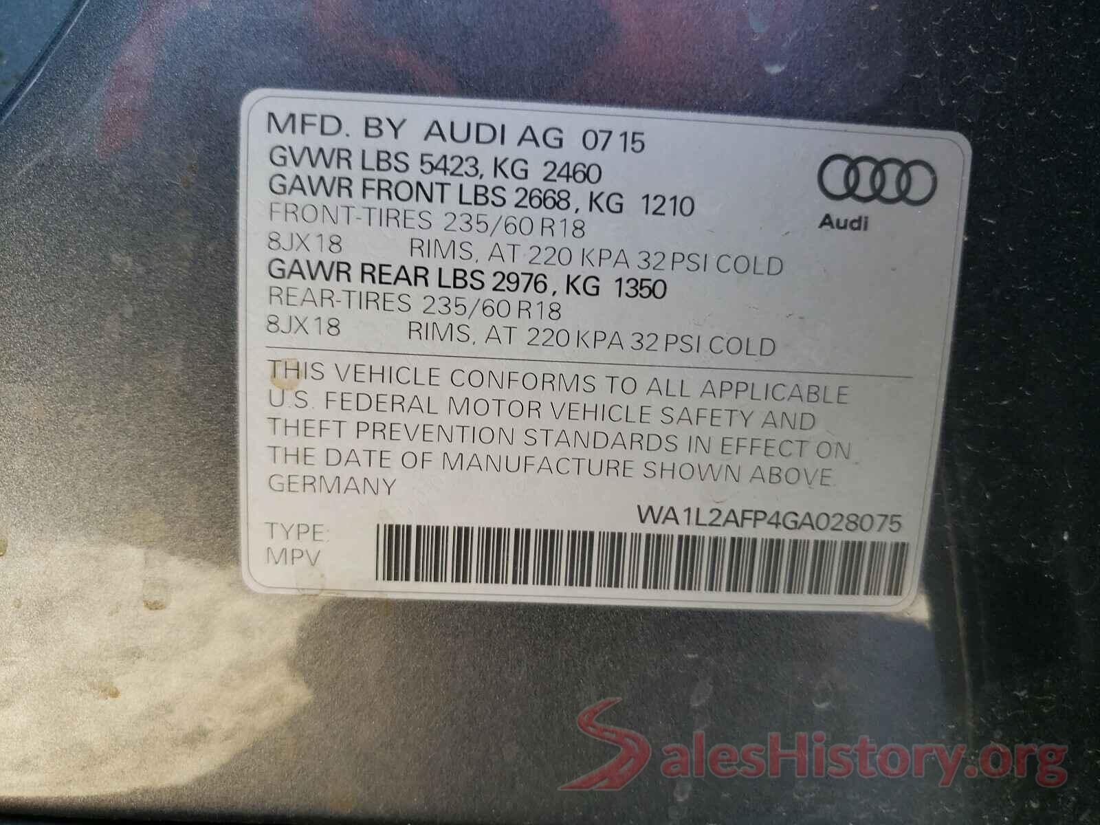 WA1L2AFP4GA028075 2016 AUDI Q5