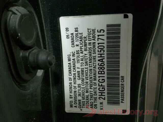 4T1BF1FK3GU510265 2010 HONDA CIVIC