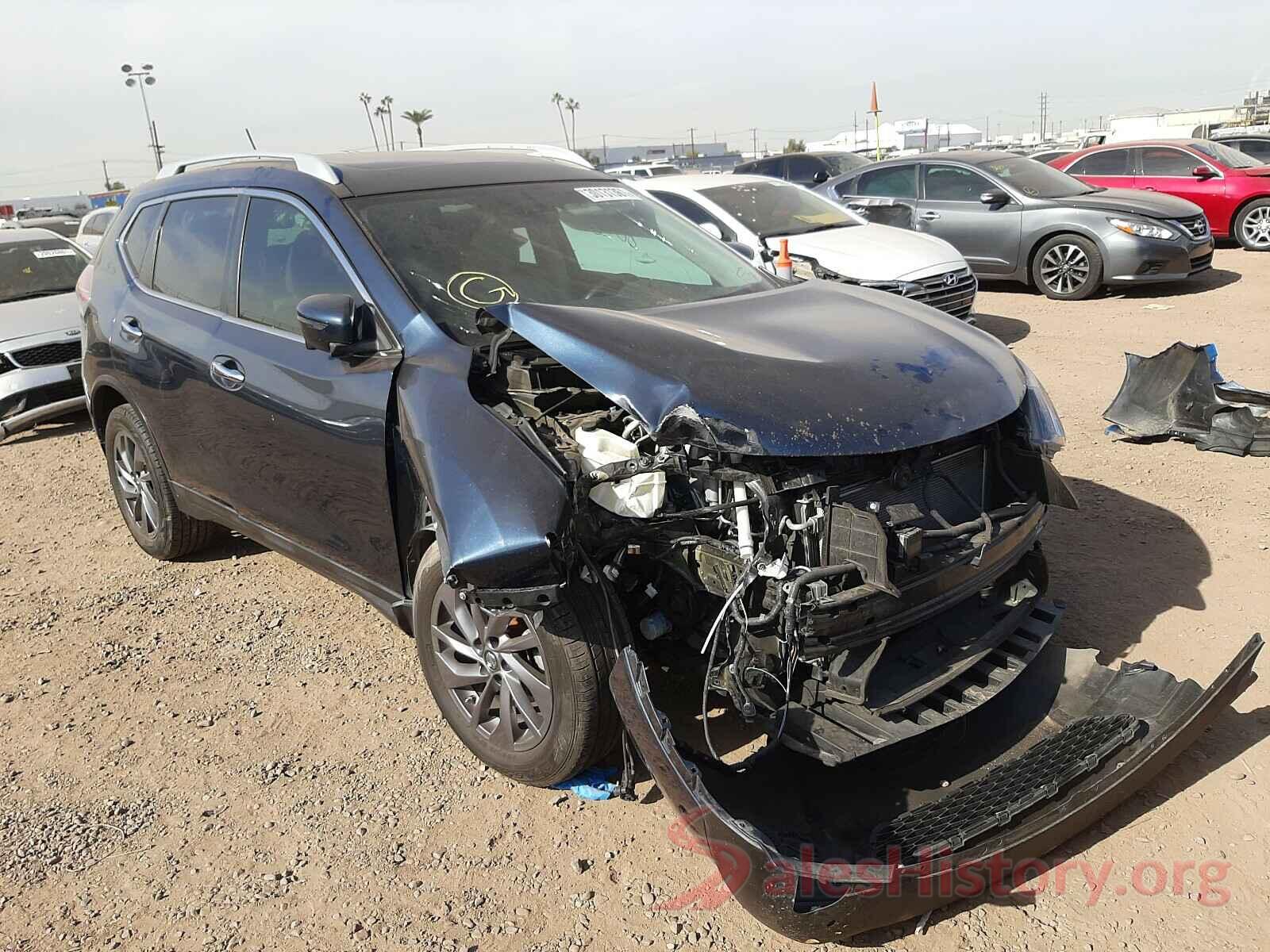 5N1AT2MT2GC733599 2016 NISSAN ROGUE