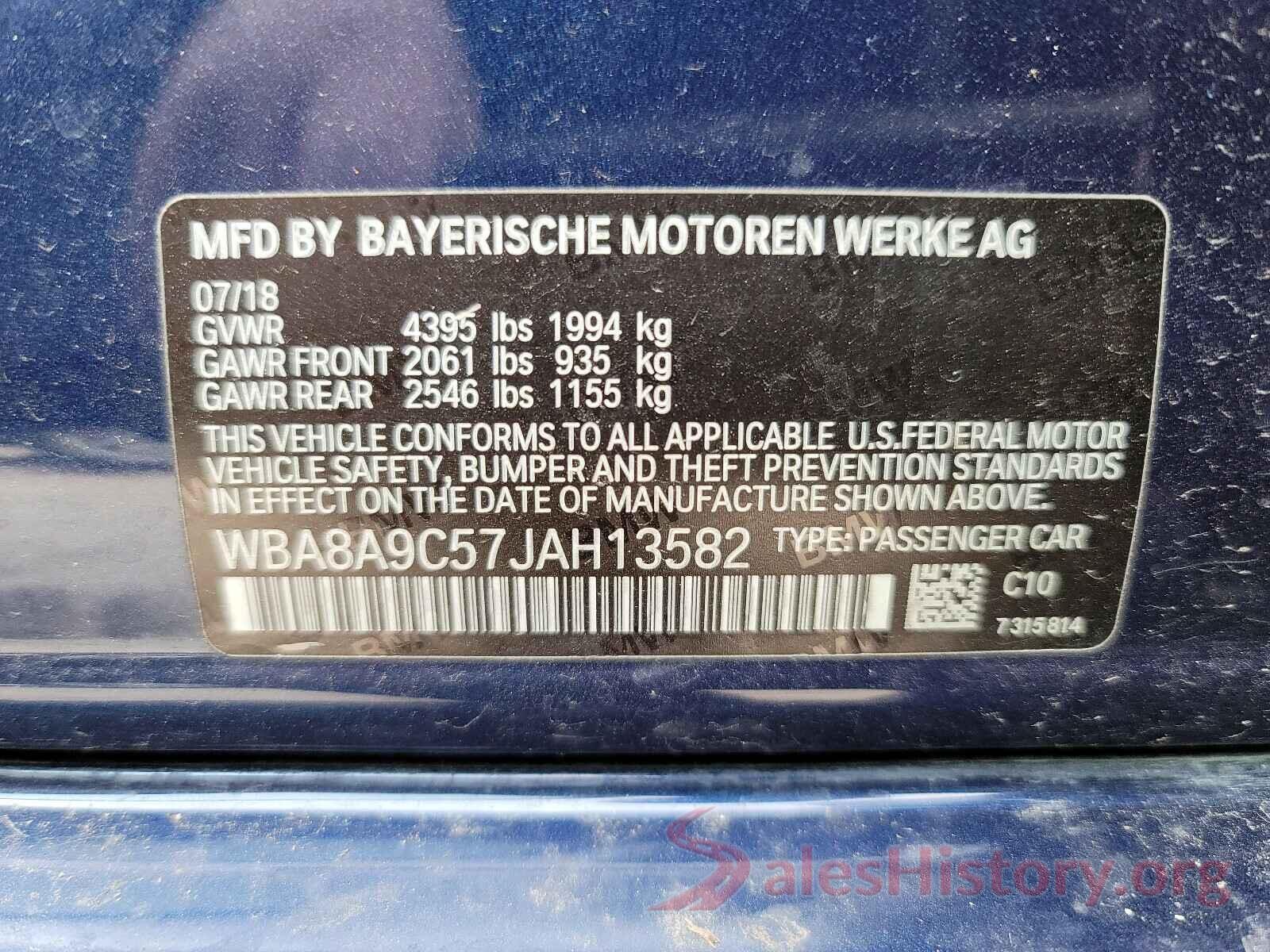 5XYZT3LB6JG532247 2018 BMW 3 SERIES