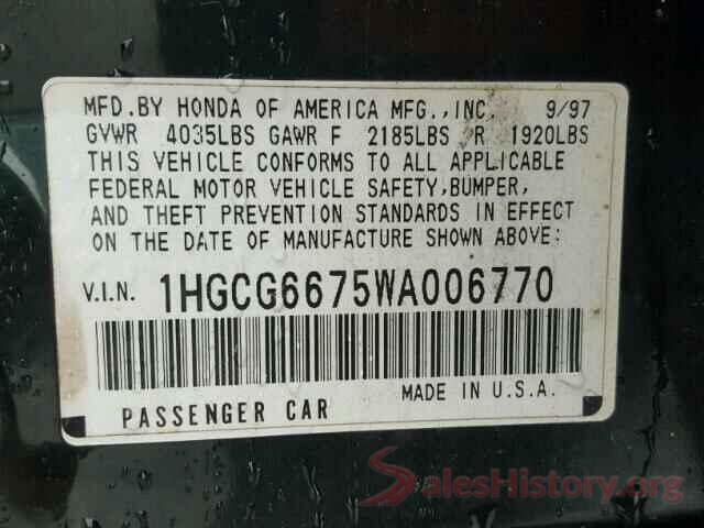 19XFC2F51JE041777 1998 HONDA ACCORD