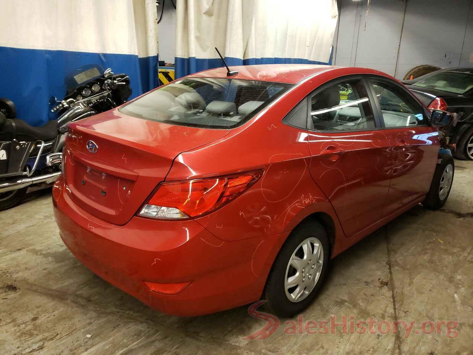 KMHCT4AE5GU051952 2016 HYUNDAI ACCENT