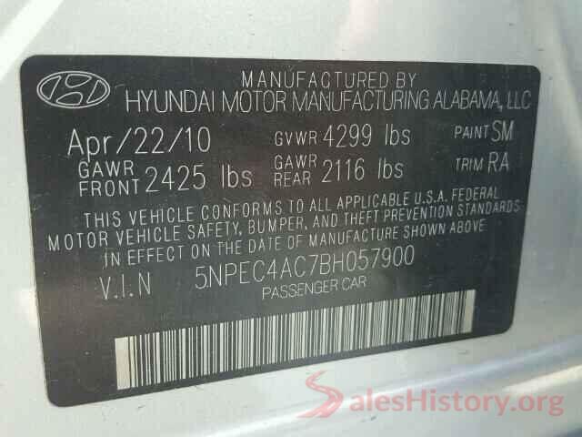 KNAFK5A89G5636142 2011 HYUNDAI SONATA