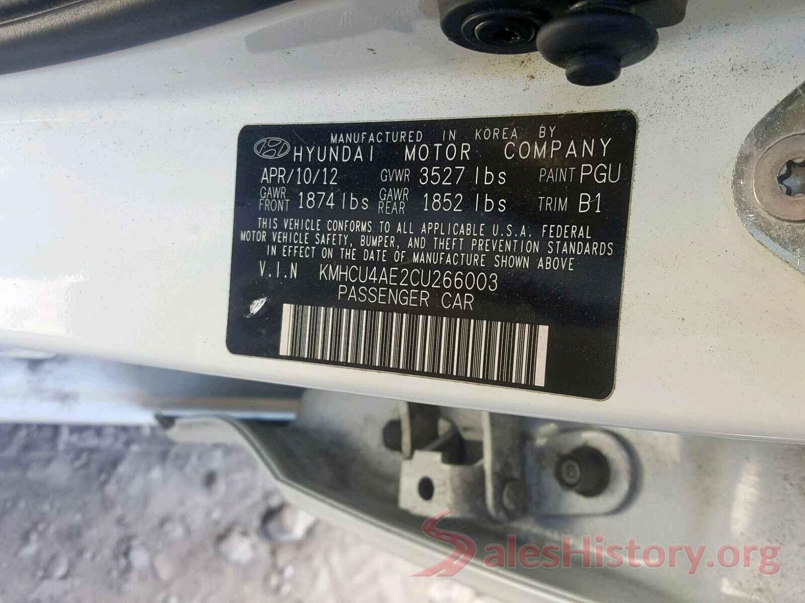 5NPE34AF0GH361345 2012 HYUNDAI ACCENT