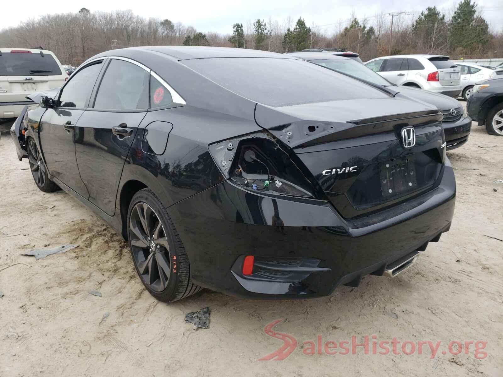 2HGFC2F83KH600408 2019 HONDA CIVIC