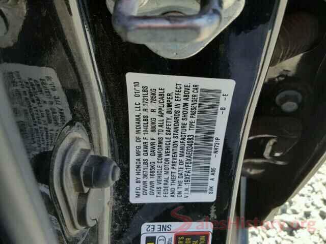 2T3RFREVXGW488376 2010 HONDA CIVIC