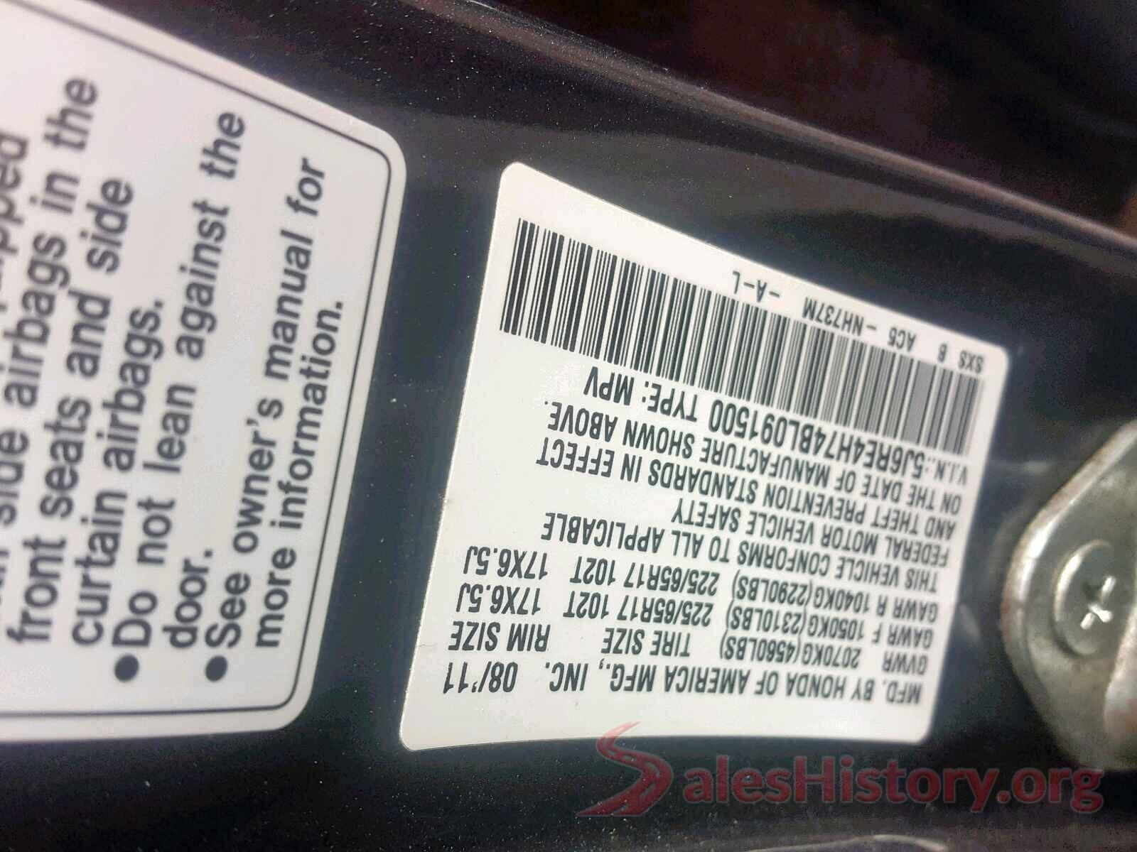 JN8AT2MV3KW402452 2011 HONDA CR-V EXL