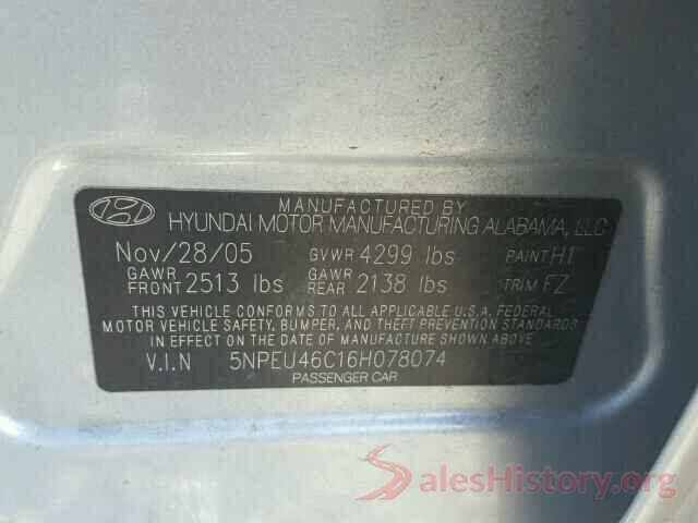 JTDEPRAE7LJ072196 2006 HYUNDAI SONATA