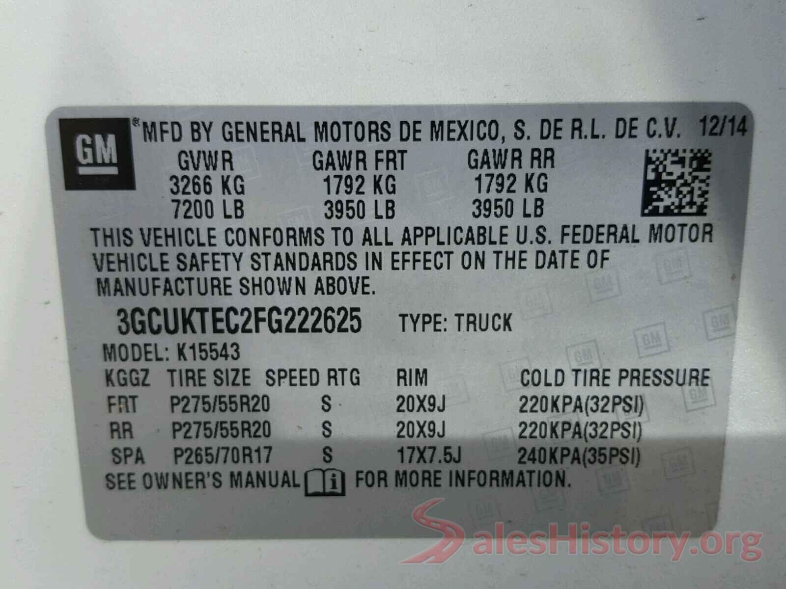 1C4HJXFG0MW539878 2015 CHEVROLET SILVERADO