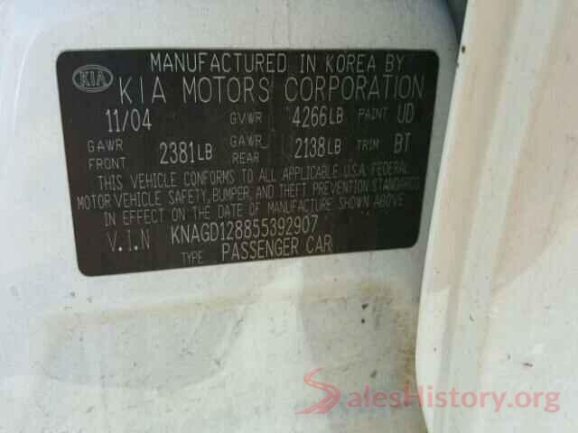 3N1AB7AP3HL656570 2005 KIA OPTIMA