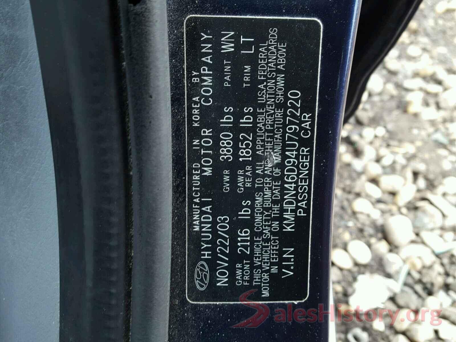 5XYZU3LB4GG371774 2004 HYUNDAI ELANTRA