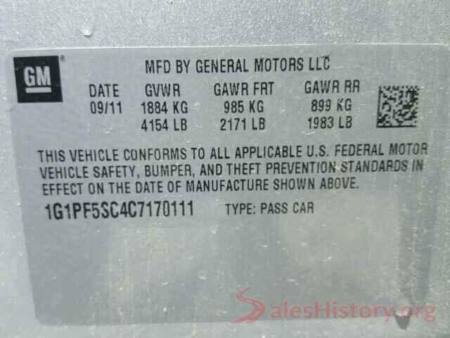 1G1BE5SM9G7237488 2012 CHEVROLET CRUZE