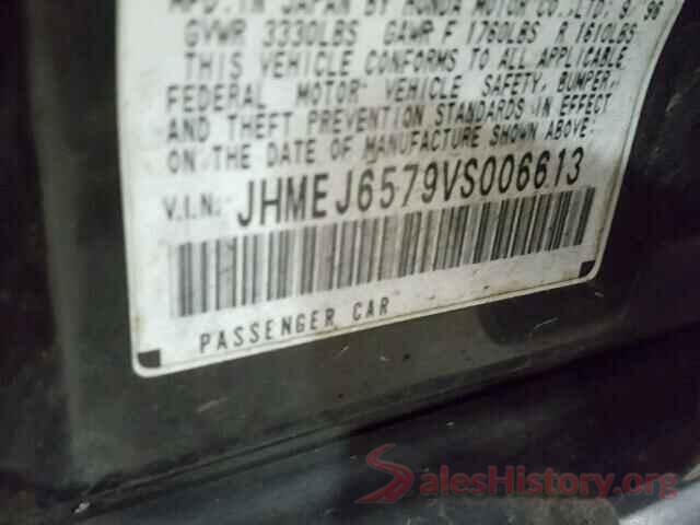 4S3GKAD67K3626286 1997 HONDA CIVIC