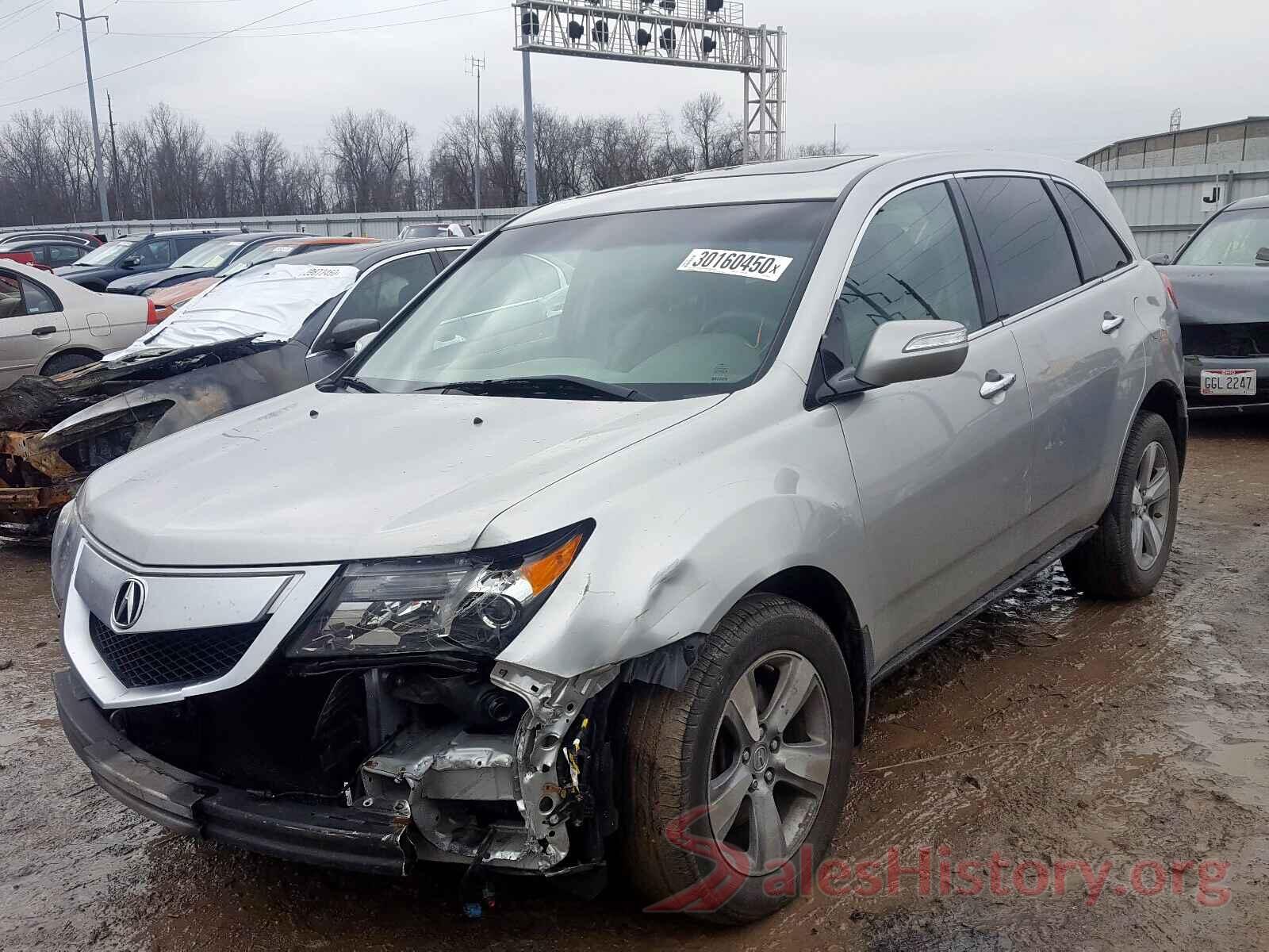 1HGCV1F11KA123471 2011 ACURA MDX