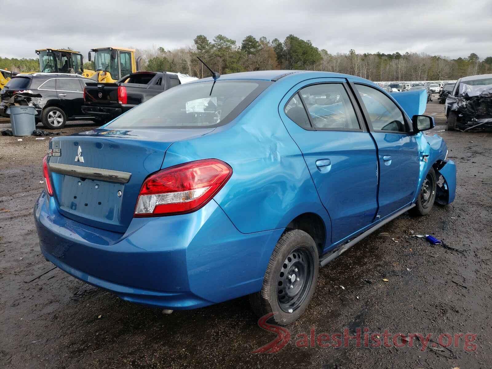 ML32F3FJ7LHF01312 2020 MITSUBISHI MIRAGE