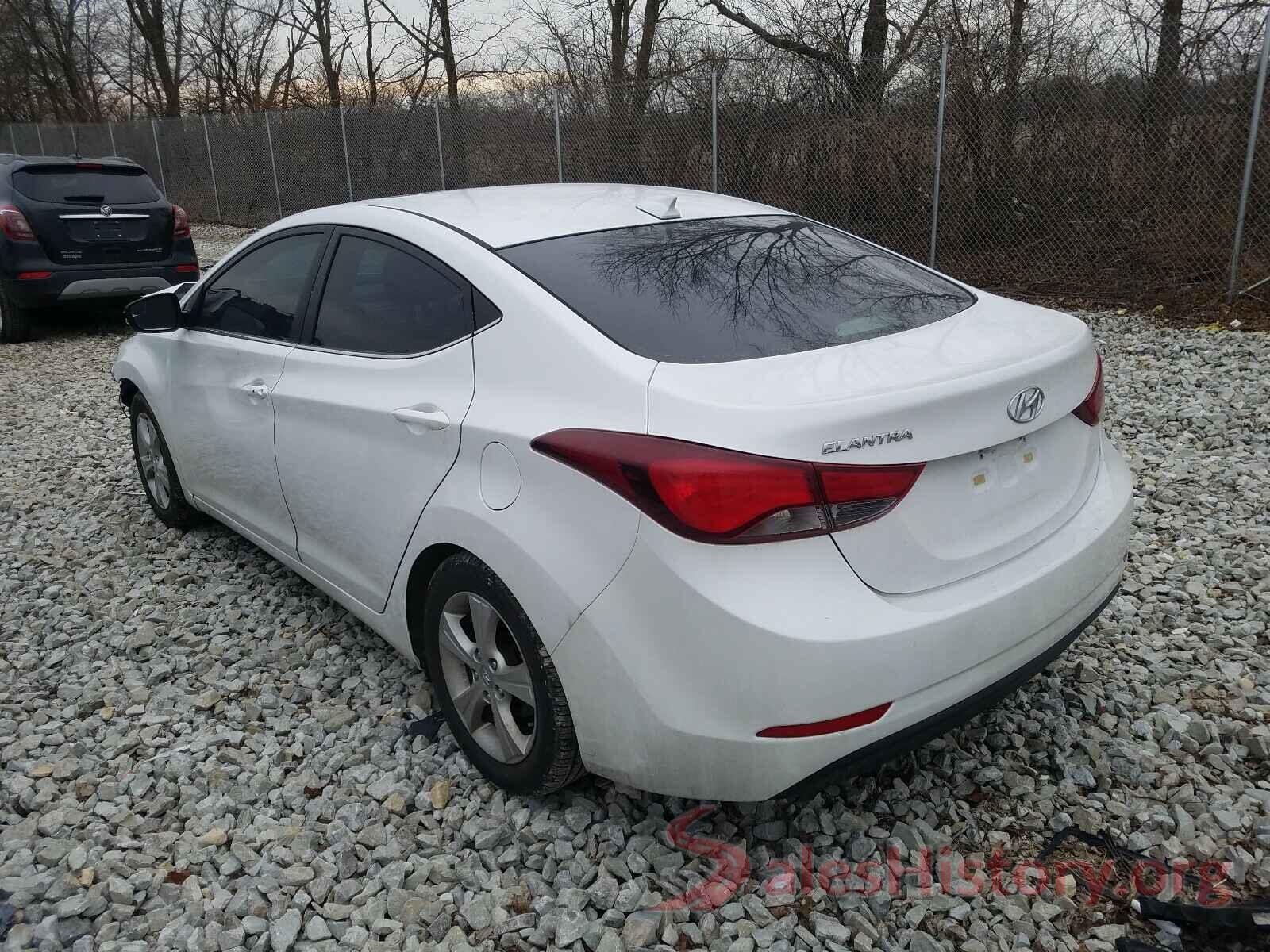 5NPDH4AE4GH668277 2016 HYUNDAI ELANTRA