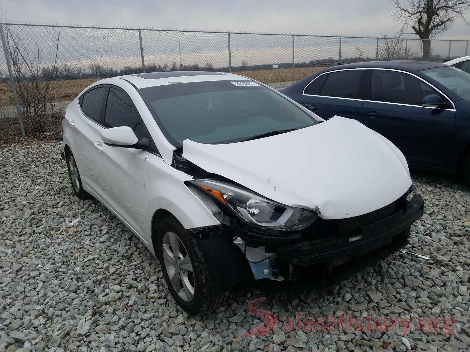 5NPDH4AE4GH668277 2016 HYUNDAI ELANTRA